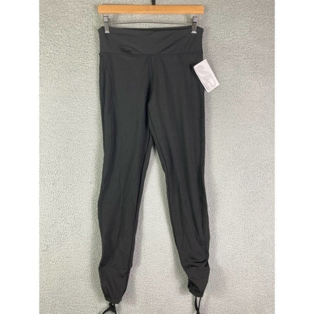 Leggings Pants Women Yoga Solid Size 28 - 34 Waist Medium Black New NWT Athletic - Picture 5 of 11